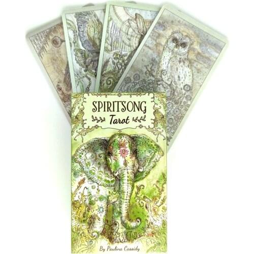 Spiritsong Tarot Cards Mystical Guidance Divination Entertainment Partys Board Game Supports Wholesale 78 Sheets/Box