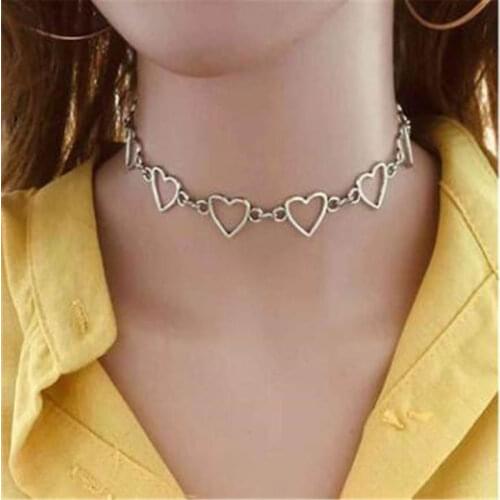 Korean love necklace, girlfriend gift, beautiful neck necklace, best friend cute gift, modern pendant necklace 2020