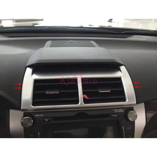 For Toyota Camry 2015 2016 2017 Interior Dashboard Air Conditioner Center AC Vent Outlet Cover Portector Auto Accessories