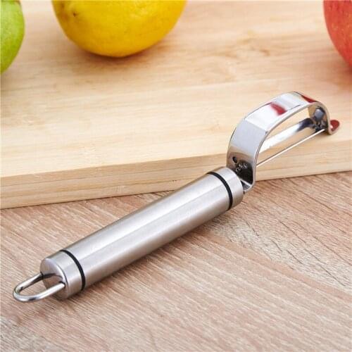 Small Stainless Steel Multifunctional Peeling Knife Fruit Planer Peeler Portable Outdoor Melon Planer Fruit & Vegetable Tools