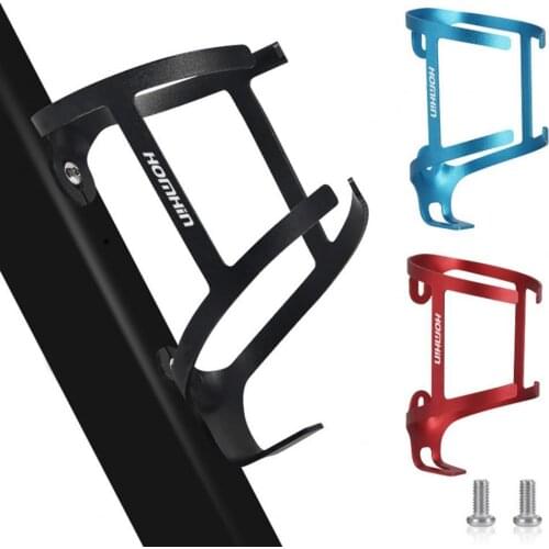 Outdoor riding mountain bike bicycle bottle cage one-piece aluminum alloy bicycle aluminum alloy bottle cage riding