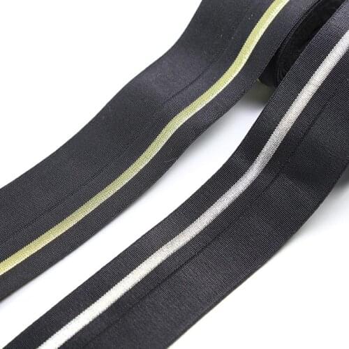 Nylon stretchy webbing 4cm 5 meters flat face soft elastic band for sports wear underwear bags belt diy handwork accessories