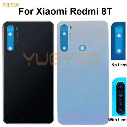 Original For Xiaomi Redmi Note 8t Battery Cover Back Glass Panel Rear Door Housing Case For Redmi Note 8t Back Battery Cover