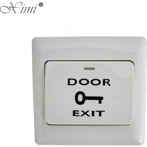 Excellent Cheap Price Good Quality Plastic Push Exit Button Exit Switch Door Release Exit Button For Access Control System
