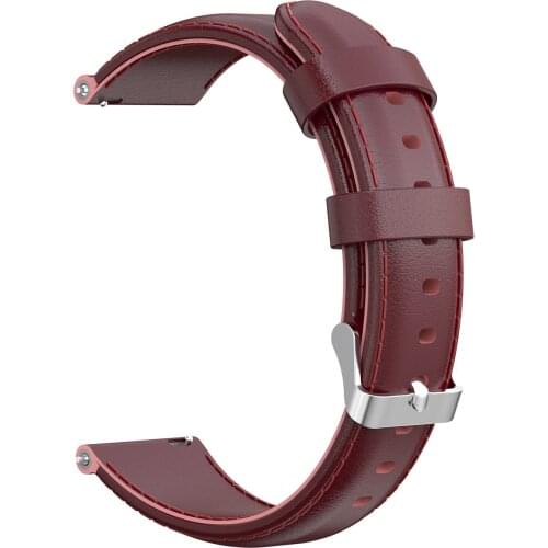 16mm Watch Band Oil Wax Leather Watchband Quick Release Replacement Watch Strap for Men Women for HUAWEI TalkBand 6