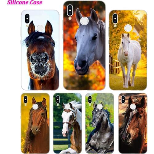 Silicone Phone Case Cute horse Fashion for Huawei P Smart 2019 Plus P30 P20 P10 P9 P8 Lite Mate 20 10 Pro Lite Nova 3i Cover