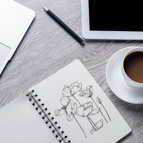 Lotus Flower Silicone Clear Seal Stamp DIY Scrapbooking Embossing Photo Album M68E