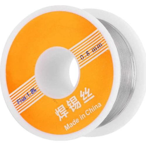 Welding accessories Solder wick Tin Wire 1.8% Rosin 100g Core Electrical Soldering Weldering Tool 0.8mm Diameter 63‑37