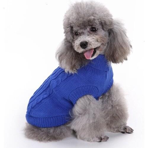 Warm Knitted Sweater For Dog Small Pet Dog Christmas Clothes Comfortable Soft Winter Puppy Sweater For Cat and Chihuahua Clothes