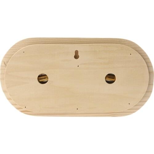 Spruce Sauna Thermometer Hygrometer Temperature Meter Climate Meter Measuring Station Sauna Temperature Humidity Meter M89B