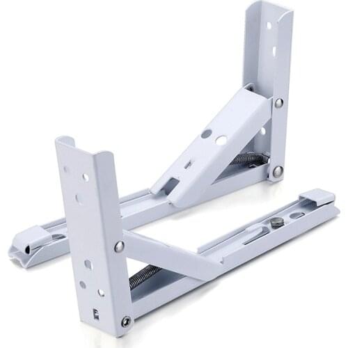 2PCS Triangle Folding Angle Bracket Heavy Support Adjustable Wall Mounted Bench Table Shelf Bracket Furniture Hardware