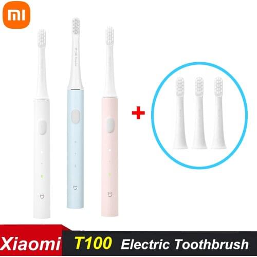 Xiaomi Mijia T100 Sonic Electric Toothbrush Adult Ultrasonic Automatic Toothbrush USB Rechargeable IPX7 Waterproof