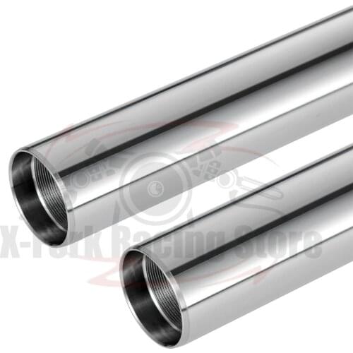 Front Fork Inner Tubes 1 Pair Fork Pipes Bars Silver Pair For Honda NC750 2018-2020 51410-MGS-D31 41x645mm