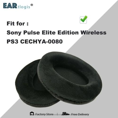Replacement Ear Pads for Sony Pulse Elite Edition Wireless PS3 CECHYA-0080 Headset Parts Cushion Velvet Earmuff Earphone