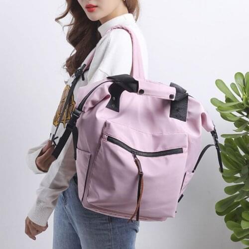 Women Nylon Backpack Fashion Travel Daypack College School Handbag Shoulder Bag Rucksack