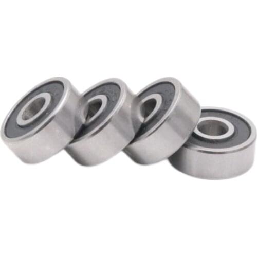 10PC Chrome Steel 634 2RS 4x16x5mm Mini Ball Bearing