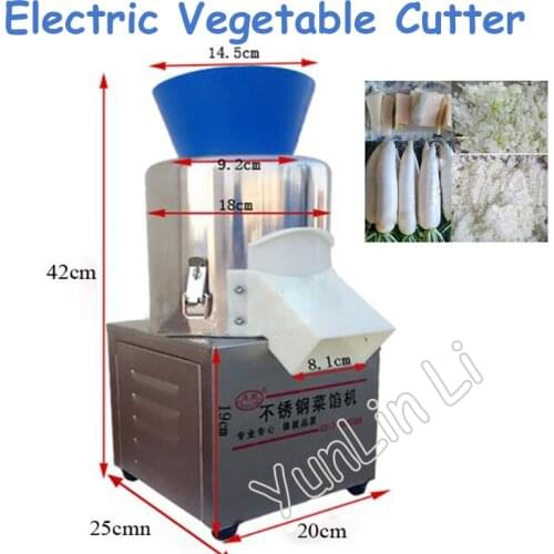 180W Commercial Electric Vegetable Cutter Vegetable Dumplings Filling Machine Chopping Machine 20 Type