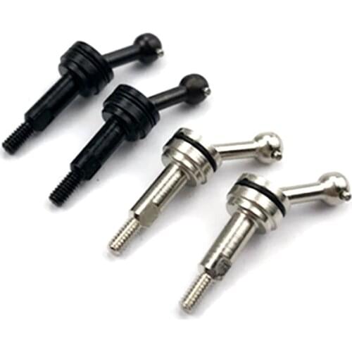 2PCS Universal Upgrade Drive Shaft Set Metal CVD Joint Transmission Shaft Spare Parts Replacement For RC Car MINI-Q MINI-Z IW04M