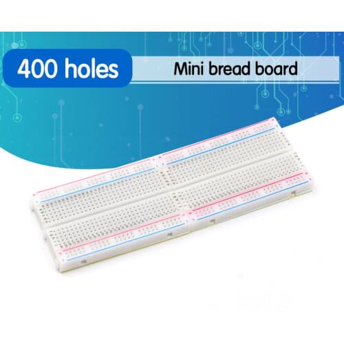 400 Tie Points Solderless PCB Breadboard Mini Universal Test Protoboard DIY Bread Board Bus Test Circuit Board For arduino
