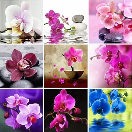 ARMYQZ Diamond Painting Full square Flowers Cross stitch Diamond Embroidery Sale plum flower Rhinestones Art Wall decor