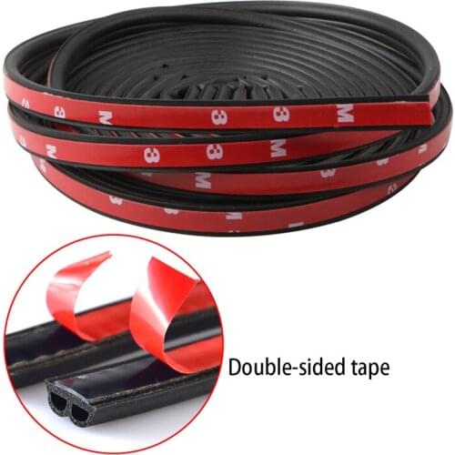 YOLU 5m Automotive Rubber Seal Strip Weatherstrip Fit for Car Window Door edge anti-collision rubber strip