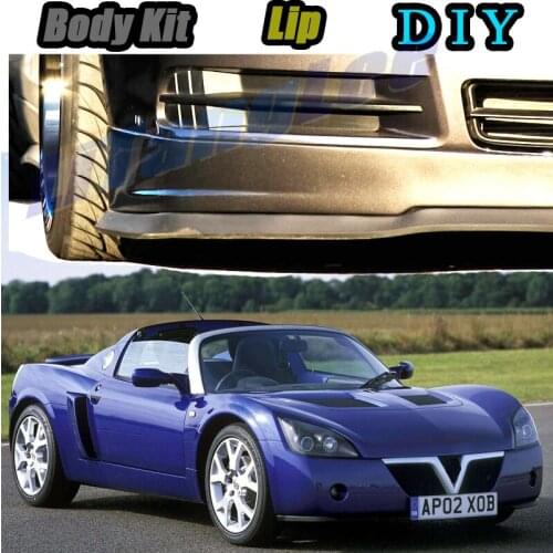 Car Bumper Lip Front Spoiler Skirt Deflector For Vauxhall VX220 Tune Car Modified Body Kit VIP Hella Flush Lips