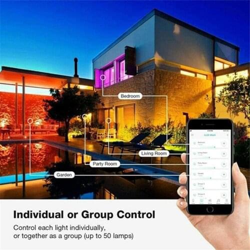 Bluetooth Light String Mobile Phone App Wire Light String Remote Control Led String Lights 2021 Home Christmas Decoration