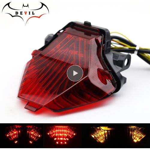 For YAMAHA MT-07 FZ-07 MT-25 MT-03 YZF R3 R25 2014-2020 Integrated LED Tail Light Turn signal Assembly Motorcycle Accessories MT