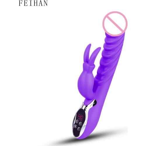 FEIHAN rabbit vibrator dildo vibrator 10 frequency clitoral stimulator vibration vibrator sex toys for woman vagina women toys