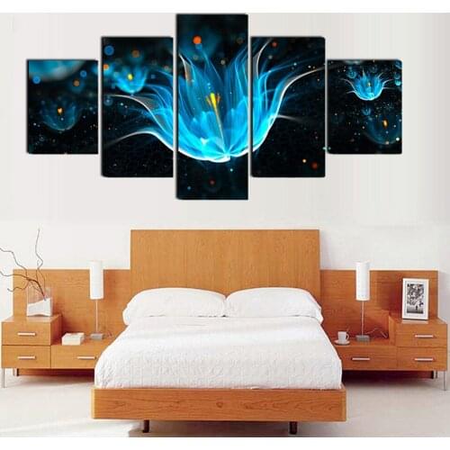 Full Square/Round Drill 5D DIY diamond painting 5pc beautiful flower Pictures mosaic Diamond Embroidery Wall Arts J1765