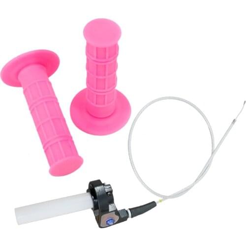 Motorcycle Grips With 1/4 Quick Turn Throttle Settle 1200MM Throttle Cable For yamaha mt 07 hayabusa 2019 ktm spirit beast