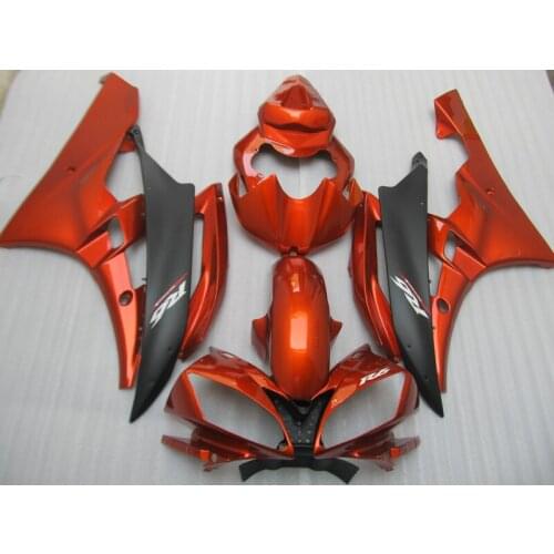 Injection Mold Fairing kit for YZFR6 06 07 YZF R6 2006 2007 YZF600 06 07 ABS Red black Motorcycle Fairings set+7gifts YF52