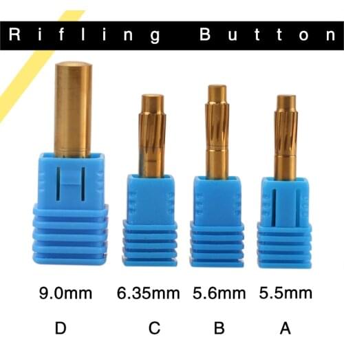 Rifling Button 5.5mm 5.6mm 6.35mm 9.0mm 12 Flutes Hard Alloy Chamber Helical Machine Reamer Break Durable Tool Accessories