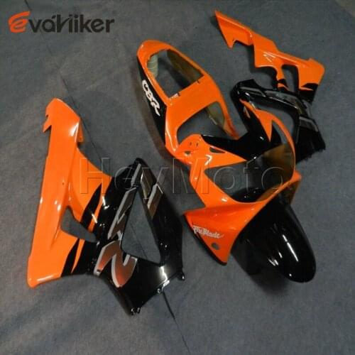 ABS motorcycle fairing for 00 01 CBR929RR 2000 2001 orange black CBR 929 RR 00 01 motorcycle panels Painted Injection mold