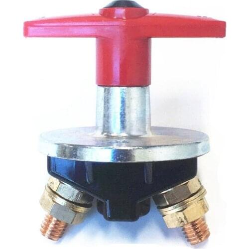 Battery Disconnect Cut Off Kill Switch 500Amp Isolation Switch 12-60V Car Boat Truck Fixed Handle Key for Car, Marine, Commerc