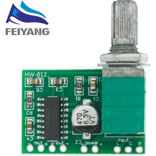 1PCS SAMIORE ROBOT PAM8403 mini 5V digital amplifier board with switch potentiometer can be USB powered GF1002