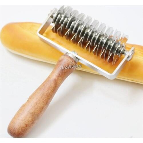 Durable Pizza Tools Net Cutter Dough Stainless Steel Roller Lattice