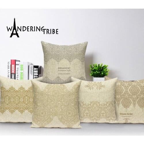 Scandinavian Luxury Cushion Geometric Throw Pillows Nordic Decoration Home Cushions Cover Gold Custom Personalized Kissen 45*45