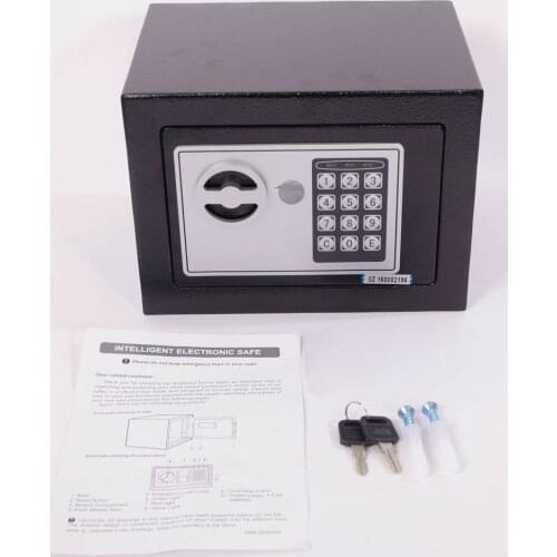 STARK E17EF Home Office Security Keypad Lock Electronic Digital Steel Safe Black