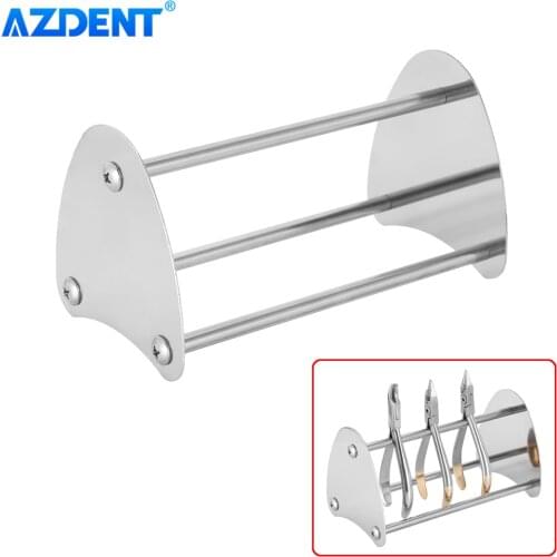 AZDENT Dental Orthodontic Pliers Stainless Steel Stand Holder Dental Lab Clinic Supplies Dentistry Tools
