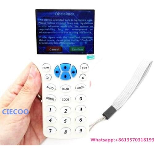 USB smart english system NFC Reader Writer device can copy frequency card ID&IC125 KHz -13.56 MHz Card RFID Copier UID T5577