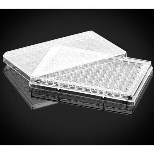 1pc 96 well Tissue culturetreated Cell Culture Plates TC Flat Bottom Lab supplies