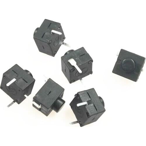 10PCS Flashlight Button Switch 8008-112A 8*8mm 2Pins (ON-OFF) Strong Light Switch