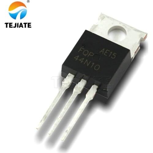 5pcs/lot FQP44N10 TO-220 43.5A 100V 44N10 MOS Field-Effect Transistor