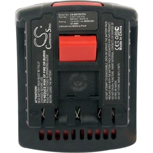 Cameron Sino Battery for Bosch 2 607 336 077 BAT607 BAT614 fits GDR 14.4 V-LI 1080-LI PB360S Power Tools Replacement battery