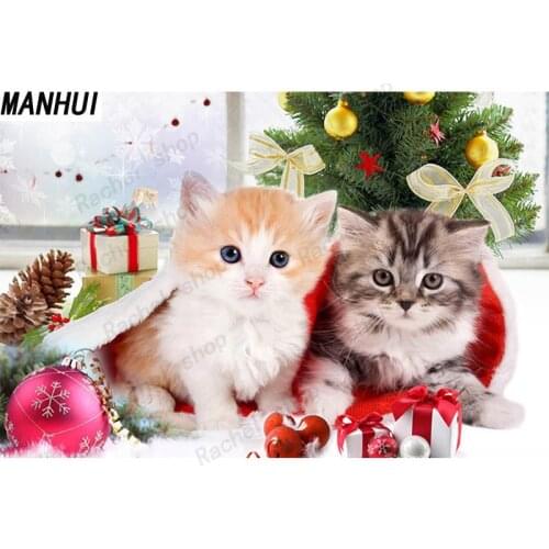 Diamond Embroidery Diy Diamond Painting Cross Stitch Kits Diamond Mosaic Cat Full Square Diamond Embroidey DS219