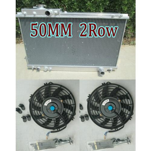 Aluminum Radiator + Fan For Toyota Supra A80 MK4 JZA8 JZA80 Coupe 3.0 i Bi-Turbo RZ 2JZ-GTE MT 3.0L 6cyl 1993-1998