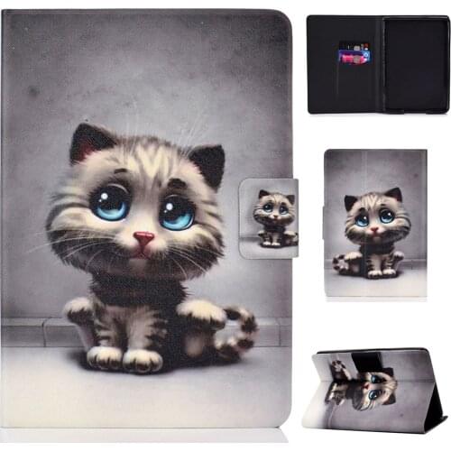 Stand Case For Amazon all new kindle case 2019 Relaese Shell Elephant Fox Bufferfly Bird Pattern Fundas Capa Cover