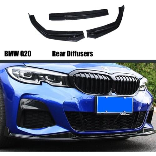 For BMW G20 Car Front Bumper Lip Body Kit Spoiler Diffuser Splitter Lip Protector Cover Guard Deflector Lip Car Accessories