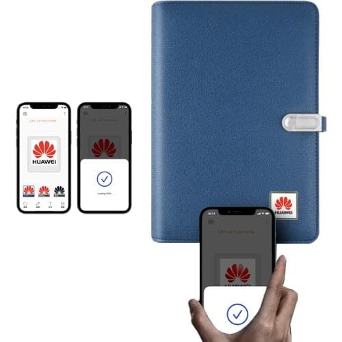 Dropshipping 2021 Custom Planner Adapter USB Flash Blue Tooth Handwriting Notebook with Powerbank NFC Screen